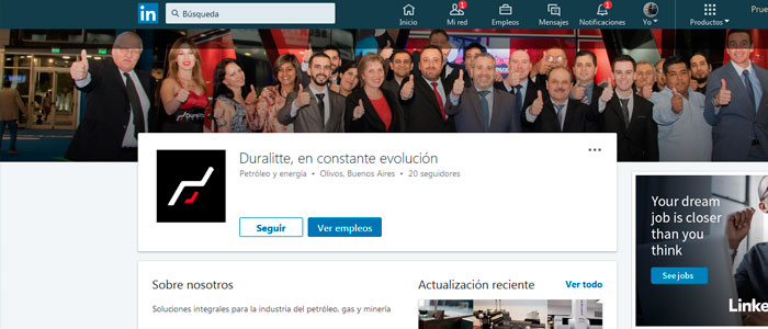 Duralitte LinkedIn